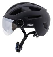 Mirage urban helm speed pedelec led 55-58cm mat zwart