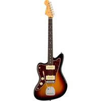 Fender American Professional II Jazzmaster LH 3-Tone Sunburst RW linkshandige elektrische gitaar met koffer - thumbnail
