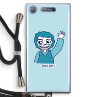Zwaai: Sony Xperia XZ1 Transparant Hoesje met koord