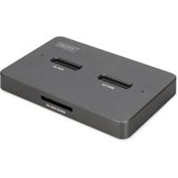 Digitus DA-71546-1 basisstation voor opslagstations USB 3.2 Gen 2 (3.1 Gen 2) Type-C Zwart