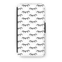 Wimpers: iPhone 8 Plus Flip Hoesje Wimpers: iPhone 8 Plus Flip Hoesje