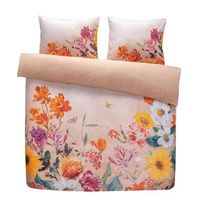 Comfort dekbedovertrek Rosalinde bloemen - multicolour - 200x200/220 cm - Leen Bakker - thumbnail