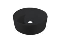 Best-Design Breela opbouw-waskom diameter 40,5cm H=15cm Mat-Zwart