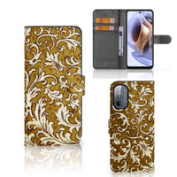 Wallet Case Motorola Moto G31 | G41 Barok Goud