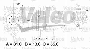 Valeo Alternator/Dynamo 437148