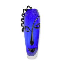 A MURANO STYLE GLASS VASE MODERN FACE