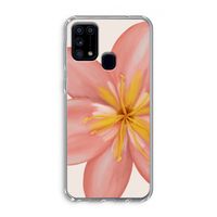 Pink Ellila Flower: Samsung Galaxy M31 Transparant Hoesje