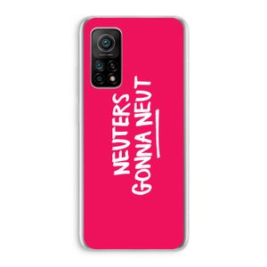 Neuters (roze): Xiaomi Mi 10T 5G Transparant Hoesje