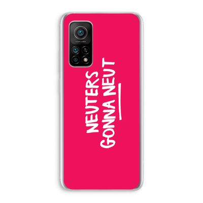 Neuters (roze): Xiaomi Mi 10T 5G Transparant Hoesje