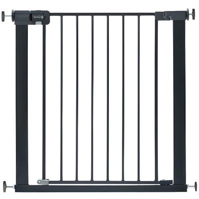 VEILIGHEID 1St Easy Close Kinderveiligheidsbarrière - Metaal - Zwart