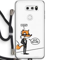GSM secure: LG V30 Transparant Hoesje met koord