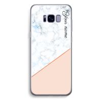 Marmer in stijl: Samsung Galaxy S8 Plus Transparant Hoesje Marmer in stijl: Samsung Galaxy S8 Plus Transparant Hoesje
