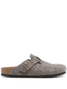 Birkenstock mules Boston en feutre - Marron