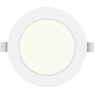 LED Downlight Pro - Aigi Trinko - Inbouw Rond 6W - Natuurlijk Wit 4000K - Mat Wit - Kunststof - Ø118mm