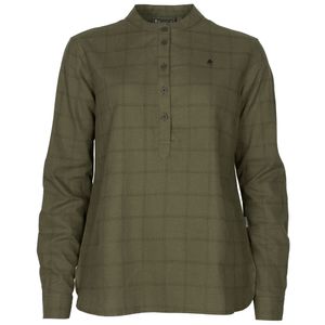 PinewoodÂ® Dames blouse VÃ¤rnamo Hemp Tunic W, groen, Maat: XS