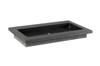 Wastafel Forzalaqua Nova Doppio Gezoet & Gefrijnd 60.5x51.5x9.5 cm 1 Kraangat