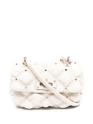 Valentino Garavani sac porté épaule Rockstud matelassé - Tons neutres