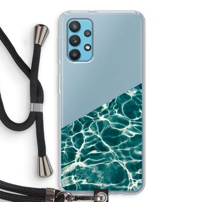 Weerkaatsing water: Samsung Galaxy A32 4G Transparant Hoesje met koord