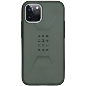 UAG - Civilian backcover hoes - iPhone 12 Mini - Groen + Lunso Tempered Glass