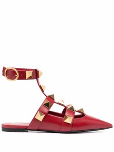 Valentino Garavani ballerines Roman Stud - Rouge