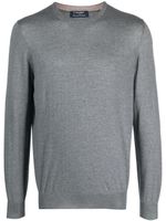 Barba pull fin en laine vierge - Gris