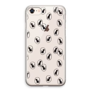Miauw: iPhone 8 Transparant Hoesje