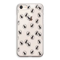 Miauw: iPhone 8 Transparant Hoesje
