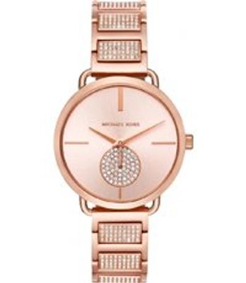 Horlogeband Michael Kors MK3853 Roestvrij staal (RVS) Rosé 16mm