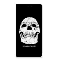 Mobiel BookCase Samsung Galaxy A15 Skull Eyes - thumbnail