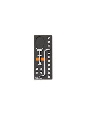 Beta Soepele voorgevormde inzetbakken met assortiment gereedschap M264 - 024500264