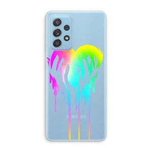 Hold My Heart: Samsung Galaxy A73 Transparant Hoesje