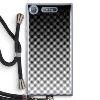 Musketon Halftone: Sony Xperia XZ1 Transparant Hoesje met koord
