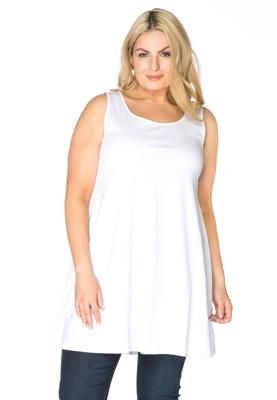 Yoek Top wide bottom | Wit | Maat 58/60