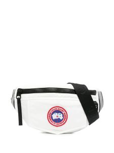 Canada Goose sac banane à patch logo - Blanc