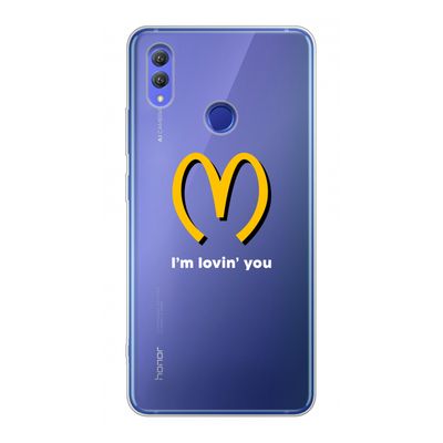 I'm lovin' you: Honor Note 10 Transparant Hoesje
