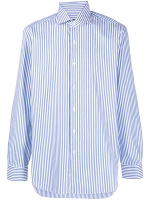 Barba Gestreept overhemd - Blauw Barba Gestreept overhemd - Blauw