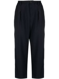 Marni pantalon en laine à coupe fuselée - Bleu