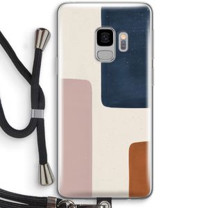 Geo #5: Samsung Galaxy S9 Transparant Hoesje met koord