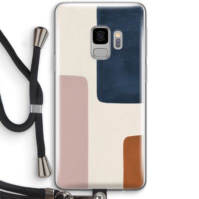 Geo #5: Samsung Galaxy S9 Transparant Hoesje met koord