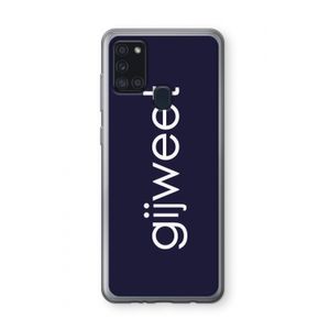 Gijweet: Samsung Galaxy A21s Transparant Hoesje