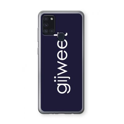 Gijweet: Samsung Galaxy A21s Transparant Hoesje