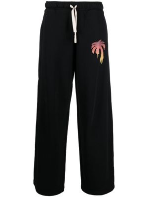 Palm Angels pantalon de jogging ample I Love PA - Noir