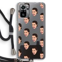 Ugly Cry Call: Xiaomi Redmi Note 10S Transparant Hoesje met koord