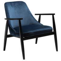 SAGA lounge stoel Danform - blauw - thumbnail