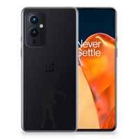 OnePlus 9 Telefoonhoesje met Naam Floss - thumbnail