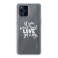 Partner in crime: Oppo Find X3 Transparant Hoesje