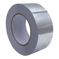 DULA Aluminium Tape - 50mm x 50m - afdichtingstape - hittebestendig - 1 rol - thumbnail