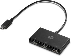 HP Inc. HP USB-C to USB-A Hub USB-C (USB 3.2 Gen 2) multiport hub