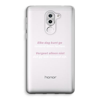 gij zijt ook iemand: Honor 6X Transparant Hoesje
