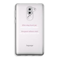 gij zijt ook iemand: Honor 6X Transparant Hoesje